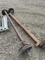 Pair of 7000 pound tor flex axles