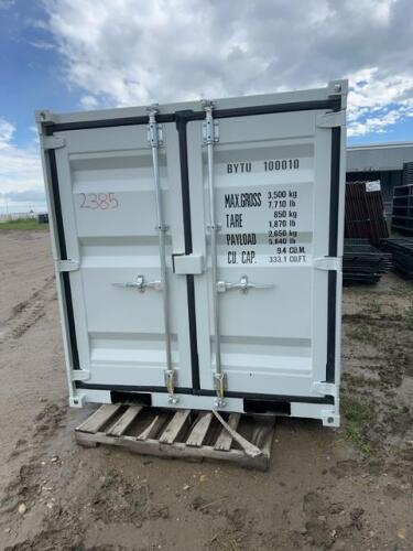 New 10 foot steel container with side door and window