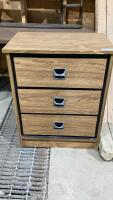 3-DRAWER STORAGE UNIT