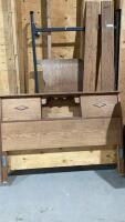 TWIN SIZE BED- HEADBOARD,FOOTBOARD, FRAME + RAILS