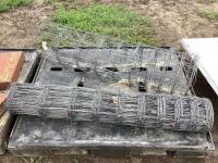PALLET W/ (2) ROLLS OF MESH WIRE
