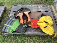 PALLET W/ (4) LIFE VESTS