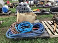 PALLET OF VACUUM HOSE W/ GUARD HOSES, AIR HOSES