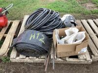 PALLET W/ HOSES, SPRINKLERS, WATER HOSE & MISCELLANEOUS
