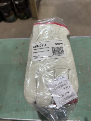 12 pairs, zenith fleece lined work gloves