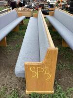 WOODEN CHURCH CHAIRS 13FT 8.5IN