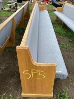 WOODEN CHURCH CHAIRS 13FT 8.5IN