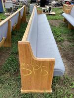 WOODEN CHURCH CHAIRS 12FT