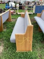 WOODEN CHURCH CHAIRS 8FT