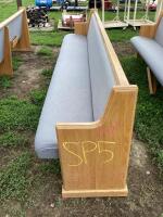 WOODEN CHURCH CHAIRS 10FT