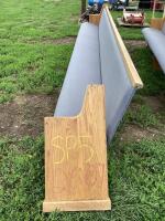 WOODEN CHURCH CHAIRS 12FT