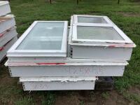 PALLET W/ (4) ASSORTED WINDOWS