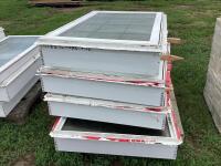 PALLET W/ (4) ASSORTED WINDOW