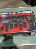 Gear wrench, six piece spindle nut kit