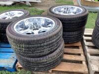 (4) EAGLE RE-A GOODYEAR 5-MULTI-BOLTS W/ RIMS