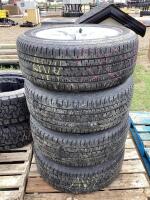 (4) TIRES BRIDGE STONE 6-BOLT W/ RIMS