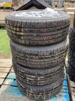 (4) HANKOOK TIRES 5-BOLT W/ RIMS