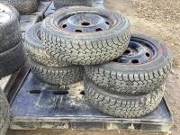 (5) GOODYEAR TIRES 5-BOLT W/ RIMS