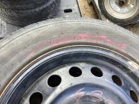 (4) GOODYEAR TIRES 6-BOLT W/ RIMS + SPARE TIRE