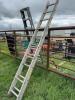 Aluminum 20 foot extension ladder