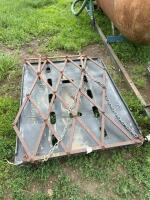 One section of diamond harrow