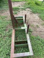 Front end loader bail spear