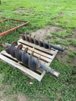 Bobcat post hole auger bits