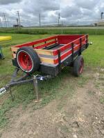 Single axle utility trailer 4 X 8
