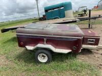 Aluminum motorcycle trailer