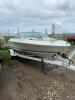 SEARAY 170 signature open Bow motor boat on trailer - 2