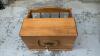 &ldquo;DECORHOME&rdquo; MAPLE MAGAZINE RACK W/ SIDE STORAGE - 2