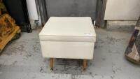 VINTAGE STORAGE OTTOMAN