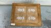 WOODEN SIDE TABLE W/ TILE INSERT - 2