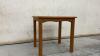 WOODEN SIDE TABLE W/ TILE INSERT - 3