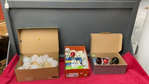 BOX OF MISC. LIGHTBULBS