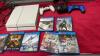 PS4 CONSOLE W/ (2) CONTROLLERS & HEADSET W/GAMES - 3
