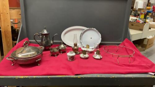 VARITEY OF METALWEAR, MINI OIL LAMPS