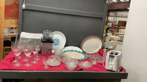 (2) BOXES OF HOUSEHOLD