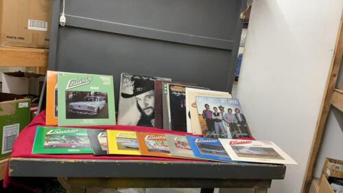 SMALL BOX OF ASSORTED RECORDS