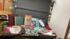 BOX OF ASSORTED SCRAPBOOKING ITEMS