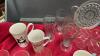 (2) BOXES OF HOUSEHOLD GLASSWARE - INCLUDES A "TAG" REINDEER MUG - 6