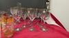 (2) BOXES OF VARIETY KITCHEN GLASSES - SOME ARE VINTAGE, SOME ARE CRYSTAL - 6