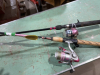 Two fishing rods with reels - 2