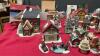 (2) BOXES OF CHRISTMAS VILLAGE PIECES - HOUSES, FIGURINES, ACCESSORIES ETC. - 2