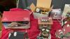 (2) BOXES OF CHRISTMAS VILLAGE PIECES - HOUSES, FIGURINES, ACCESSORIES ETC. - 3