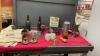 OLD SELECT-O-PHONE, OLD ROYAL CANADIAN MINT CANVAS BAGS, OLD JARS, OLD TOASTER, FEW INSULATORS, MUGS - ONE IS A FIRE KING, ETC.