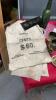 OLD SELECT-O-PHONE, OLD ROYAL CANADIAN MINT CANVAS BAGS, OLD JARS, OLD TOASTER, FEW INSULATORS, MUGS - ONE IS A FIRE KING, ETC. - 2