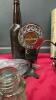 OLD SELECT-O-PHONE, OLD ROYAL CANADIAN MINT CANVAS BAGS, OLD JARS, OLD TOASTER, FEW INSULATORS, MUGS - ONE IS A FIRE KING, ETC. - 4