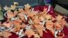 BOX OF FALL DECOR - LIGHTED GARLAND OF LEAVES, EXTRA BULBS, AND A LITTLE ORNAMENT - 4