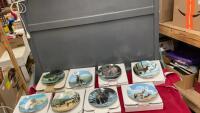BOX W/ 8 COLLECTOR PLATES - CANADA&rsquo;S BIG GAME COLLECTION